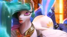 Afspelen Mijn zachte draf: celestia en luna genomen met