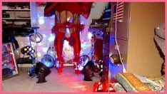 Jouer Appel forcé par mon blacken michael gerald tyson en rouge 9 "bbc slattern armes plate-forme talons aiguilles et discothèque littleborder pour desserrer sévèrement son balancement bbc pour cum.
