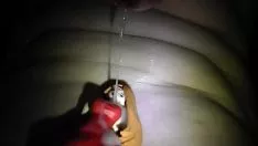 Redare Foarte mult precum și cum duș pentru dolly în garnitură roșie