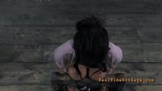 Reproducir Cage ind missy recibe un latigazo apasionado para su suave culo