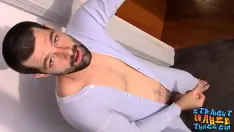 Play Handsome straight thug mickey waters masturbate and cums