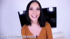 تشغيل امرأة سمراء Bombshell وظيفة Jazmin Luv الجديدة المتشددين